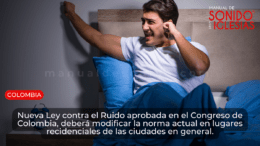 Nueva Ley contra el Ruido aprobada en el Congreso de Colombia